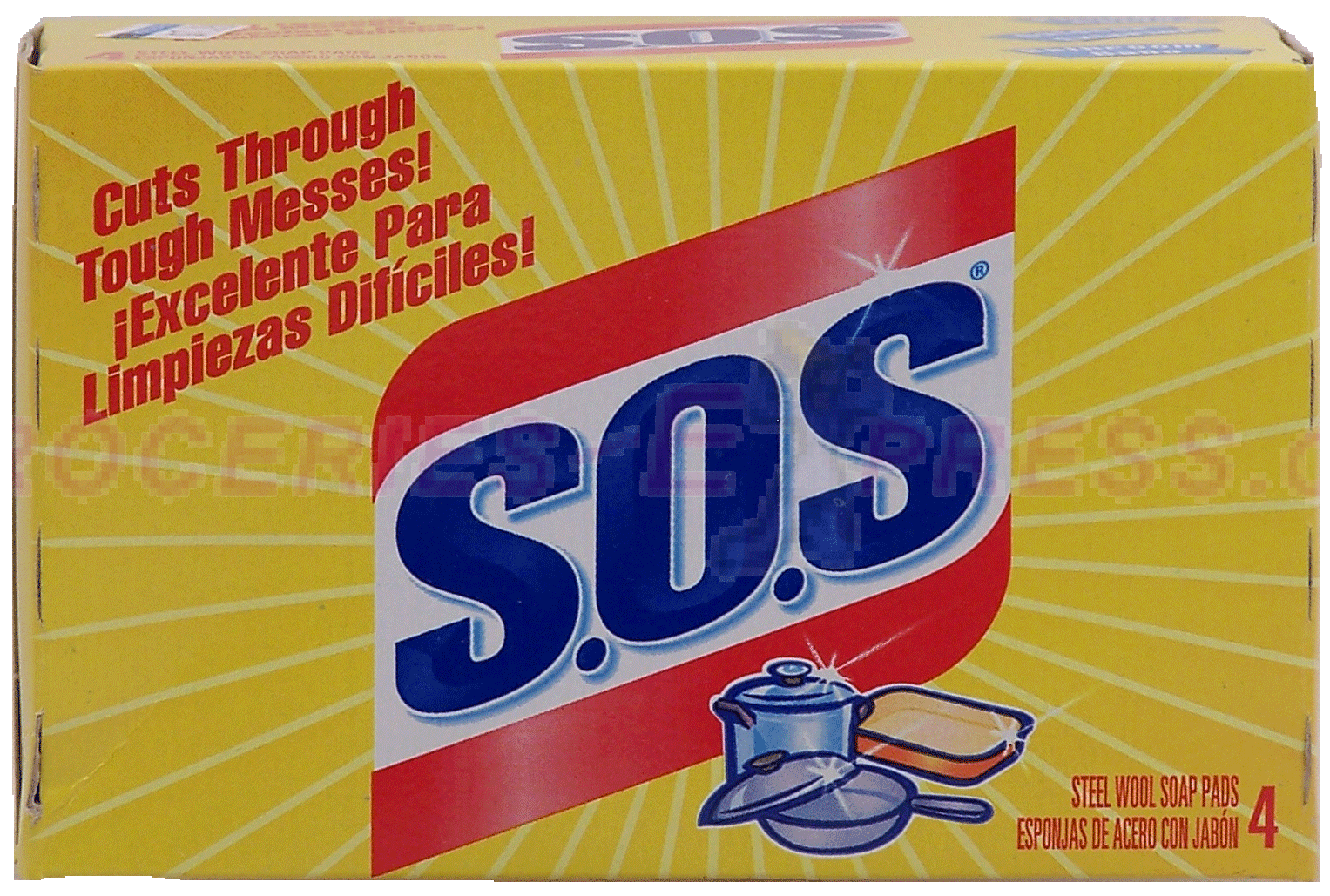 S.O.S.  regular steel wool soap pads Full-Size Picture